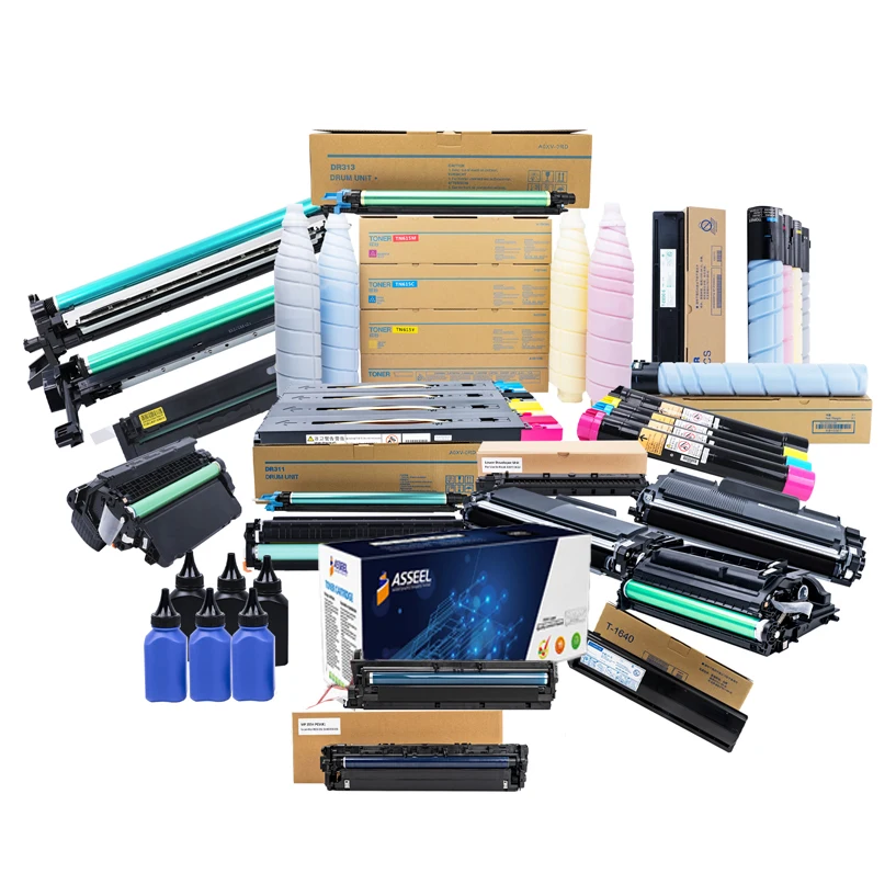 ASSEEL 10KG/Bag Bulk Black Factory Compatible Universal Laser Printer Toner Refill Powder For Kyocera TK-6108/6118 Cartridge