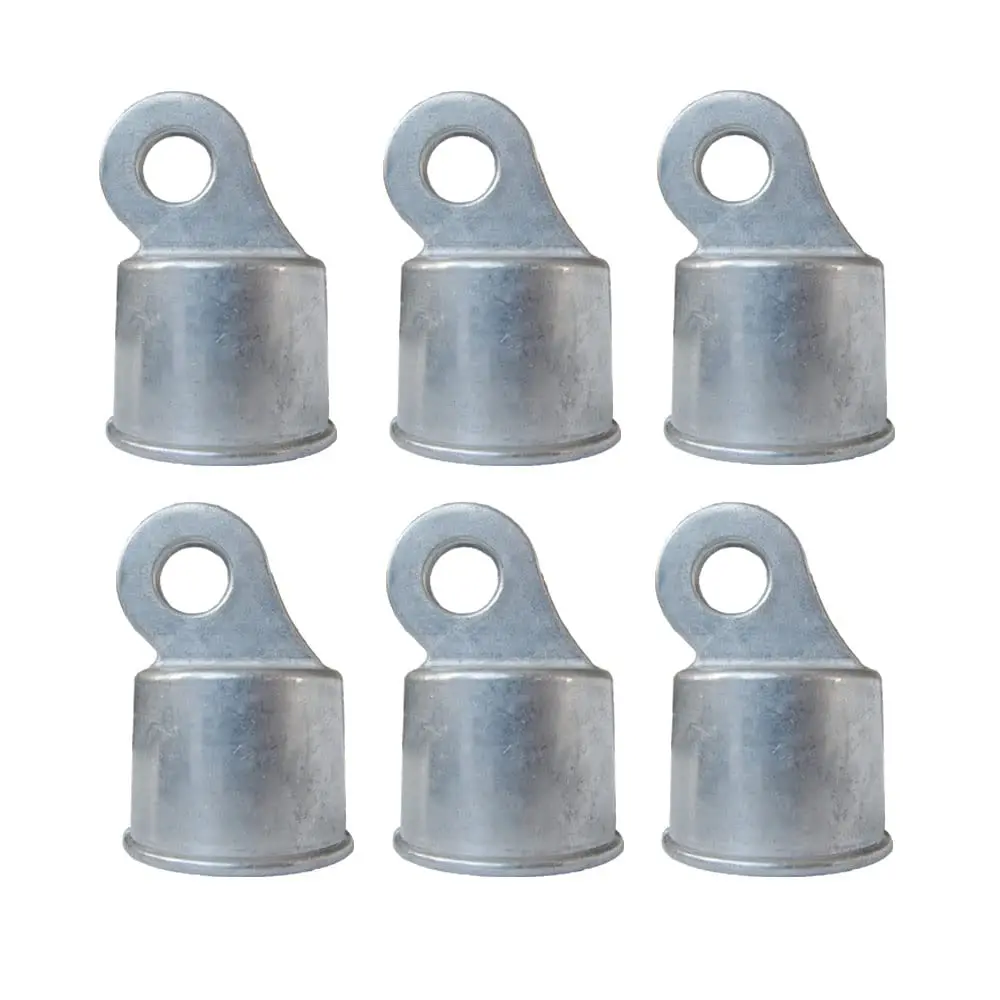 Hot Sale Round Aluminum Post Caps Fittings For Chian Link Fence Post Sizes 1-3/8 - 6-5/8