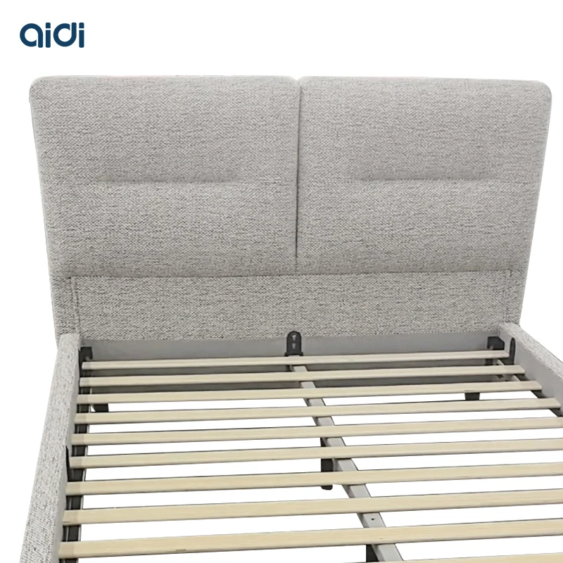AIDI Hot Sale Smart Adjustable Inner Height 50mm Round Plastic Sofa Feet Double Bed Frame Soft Bed