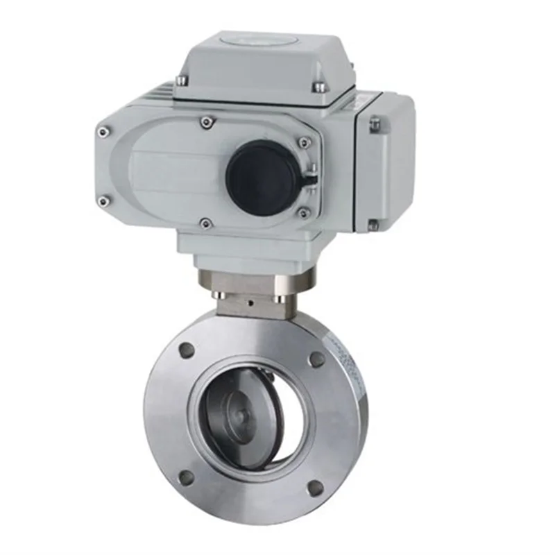 High Temperature High Pressure Gas 300 Psi Dn1200 Electric Actuator Triple Eccentric Butterfly Valve