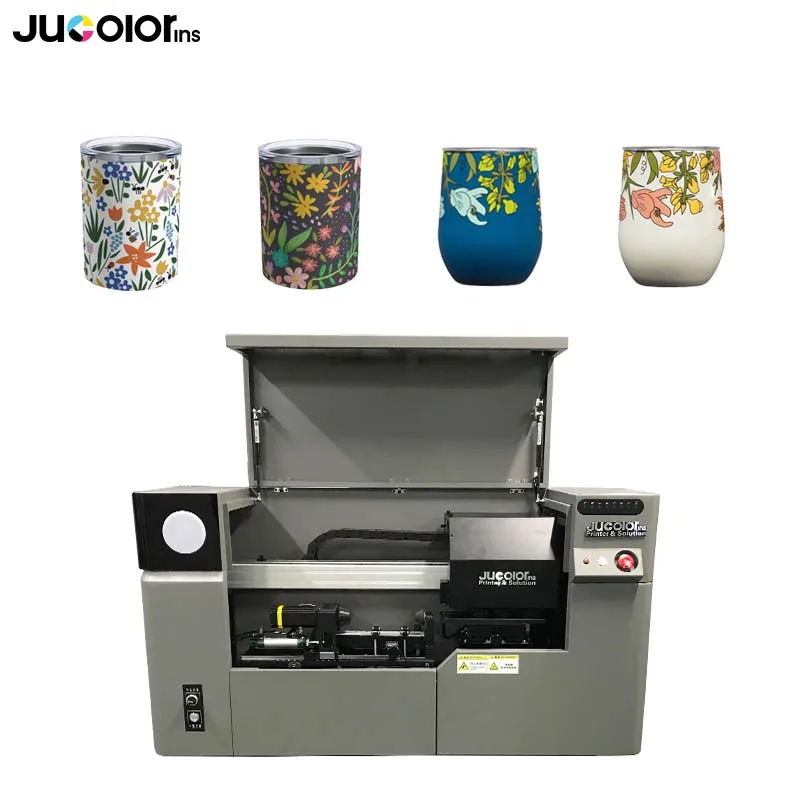 High Speed Aluminum Stainless Steel Egg Cup Travel Tea Vacuum Cup 360 Degree Cylinder Rotating Cylinder Printer