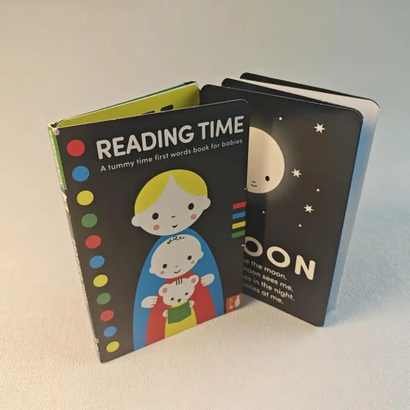 custom publishing printing multi fold board book for kids