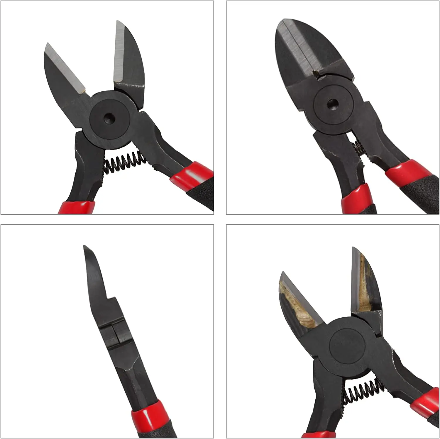 Электрические плоскогубцы для резки проводов, кусачки для проводов, боковые плоскогубцы, инструмент для резки, кусачки для резки проводов с внутренней пружиной, маленькие плоскогубцы для резки проводов