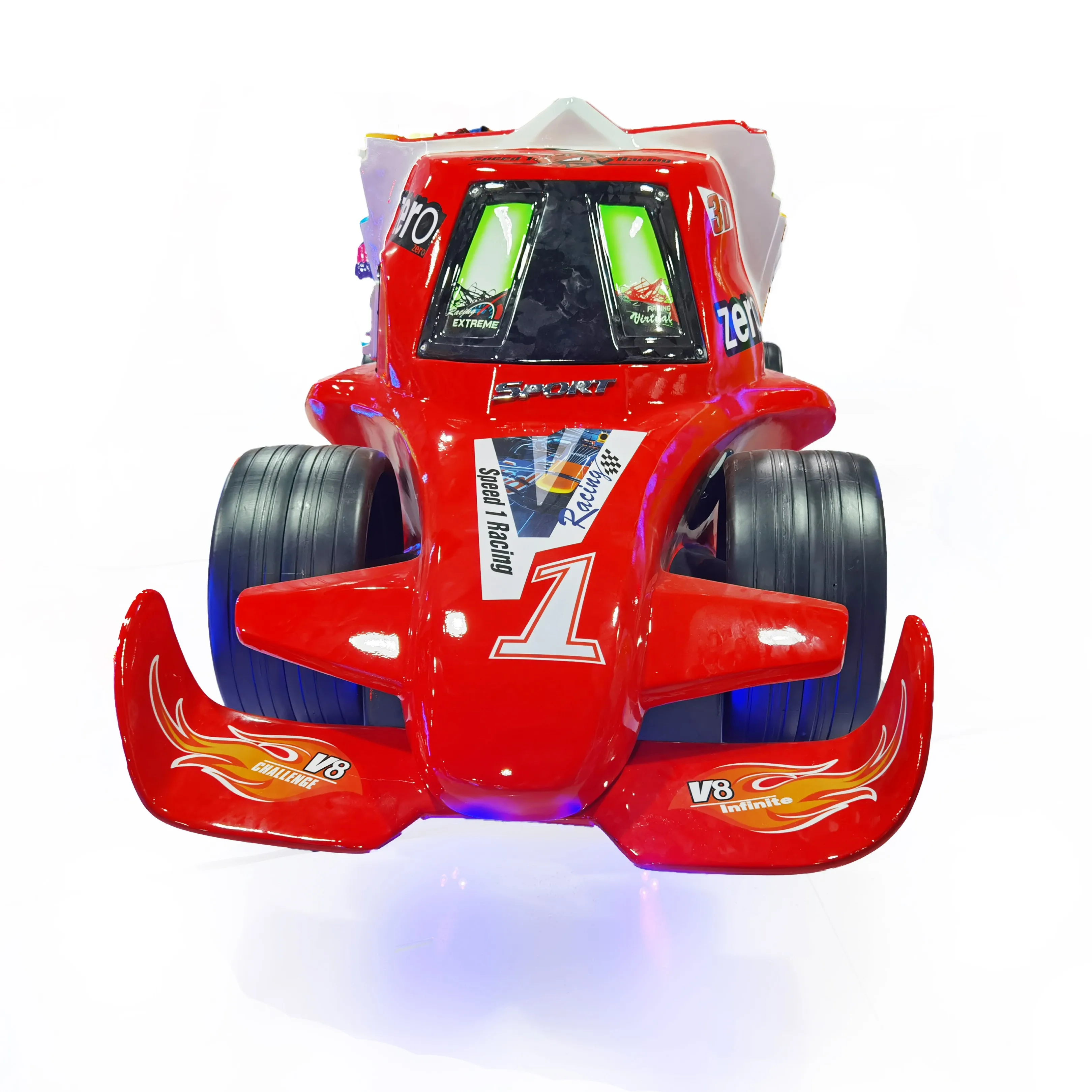 Настраиваемый гоночный автомобиль 3D-интерактивная видеоигра с монетоприемником Детская игровая аркадная машина для игр в помещении