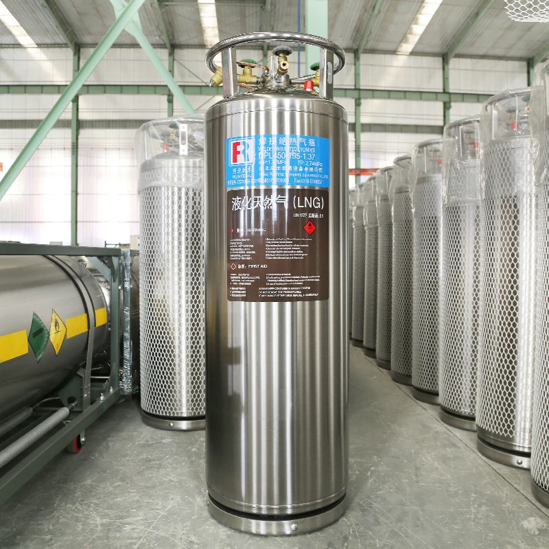 195L Lox Liquid Oxygen Dewar Cylinder Dewar Cryogenic Cylinders From China Runfeng