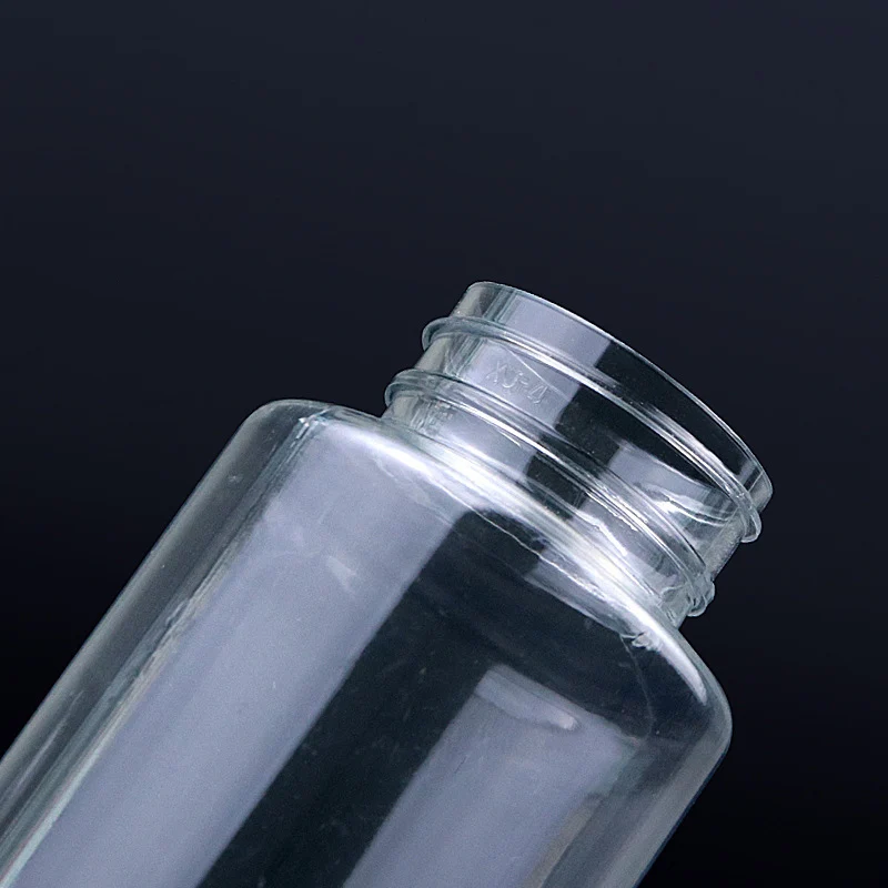 100ml 150 200 250 300ml transparent plastic bottle PET bottle dispensing sample bottle