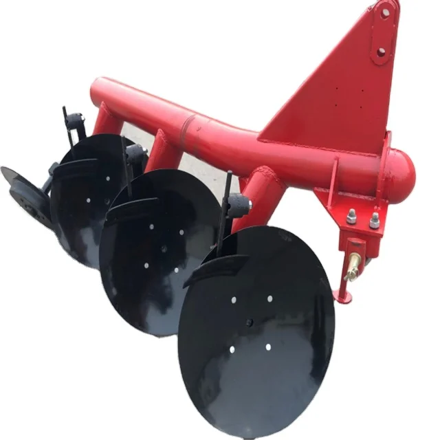 Agriculture  farm Machine Wheel Cultivator 3 Point Hitch Plow 3 Disc Plough Harrows Mini agricultural machinery tractors