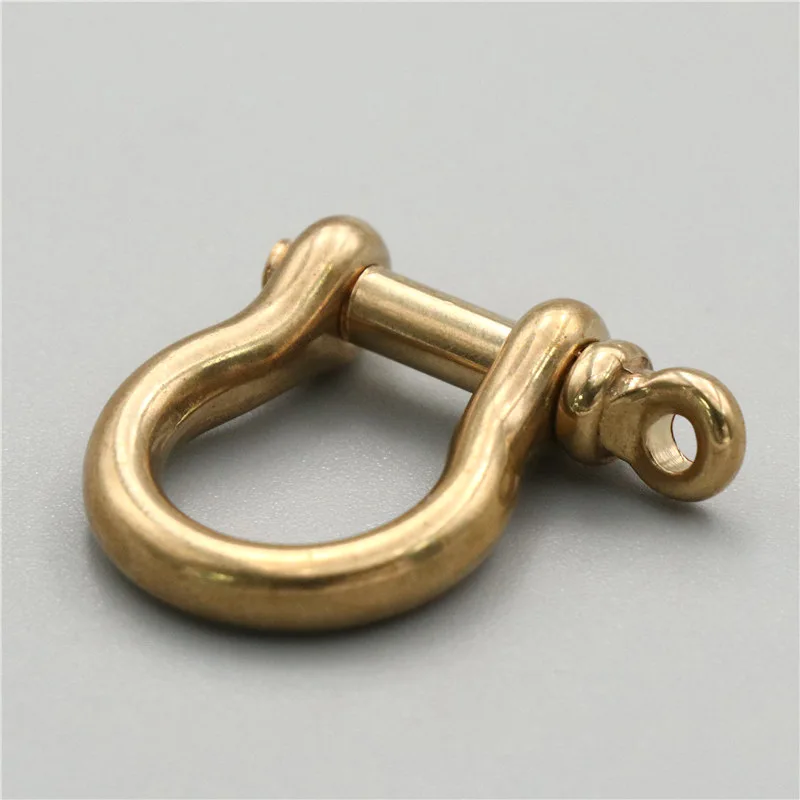 Top Quality D Ring Horseshoe Shaped D Buckle Brass Accept Customized Bag Accessories D Ring