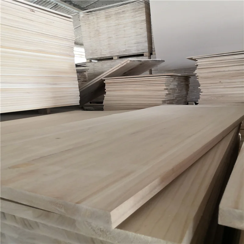 Wholesale boards wood paulownia 18mm solid board paulownia wood lumber price