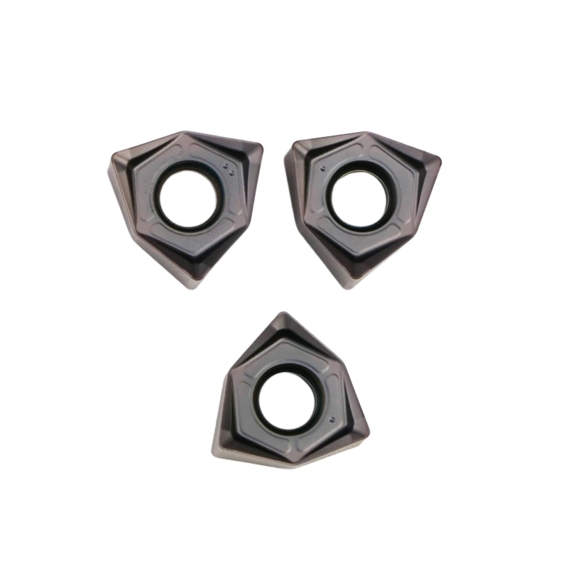 WNMU 080608PTN CM TE1008 Tungsten Cemented Carbide PVD Coating Milling Inserts CNC Lathe Cutting Tools