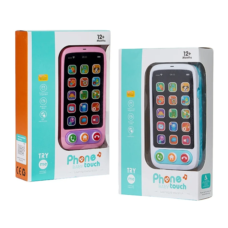 Touch and Swipe Baby Phone Multifunctional Infant Early Educational Toys Simulation Music Mobile Phone