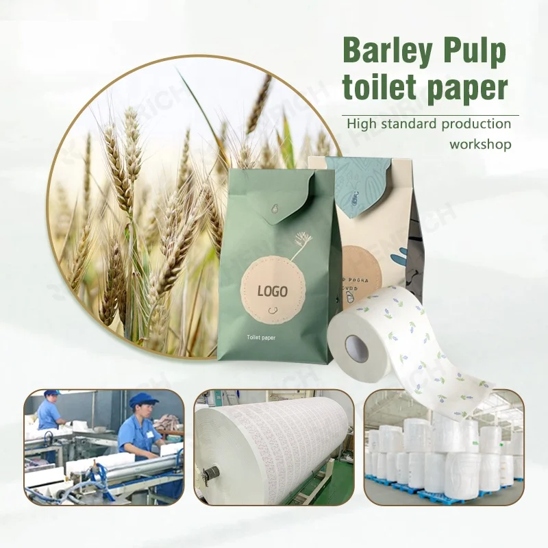 Custom Printed Packaged Soft Basics 2-ply Toilet Paper 30 Rolls 3ply Layers Bath 24 X 14