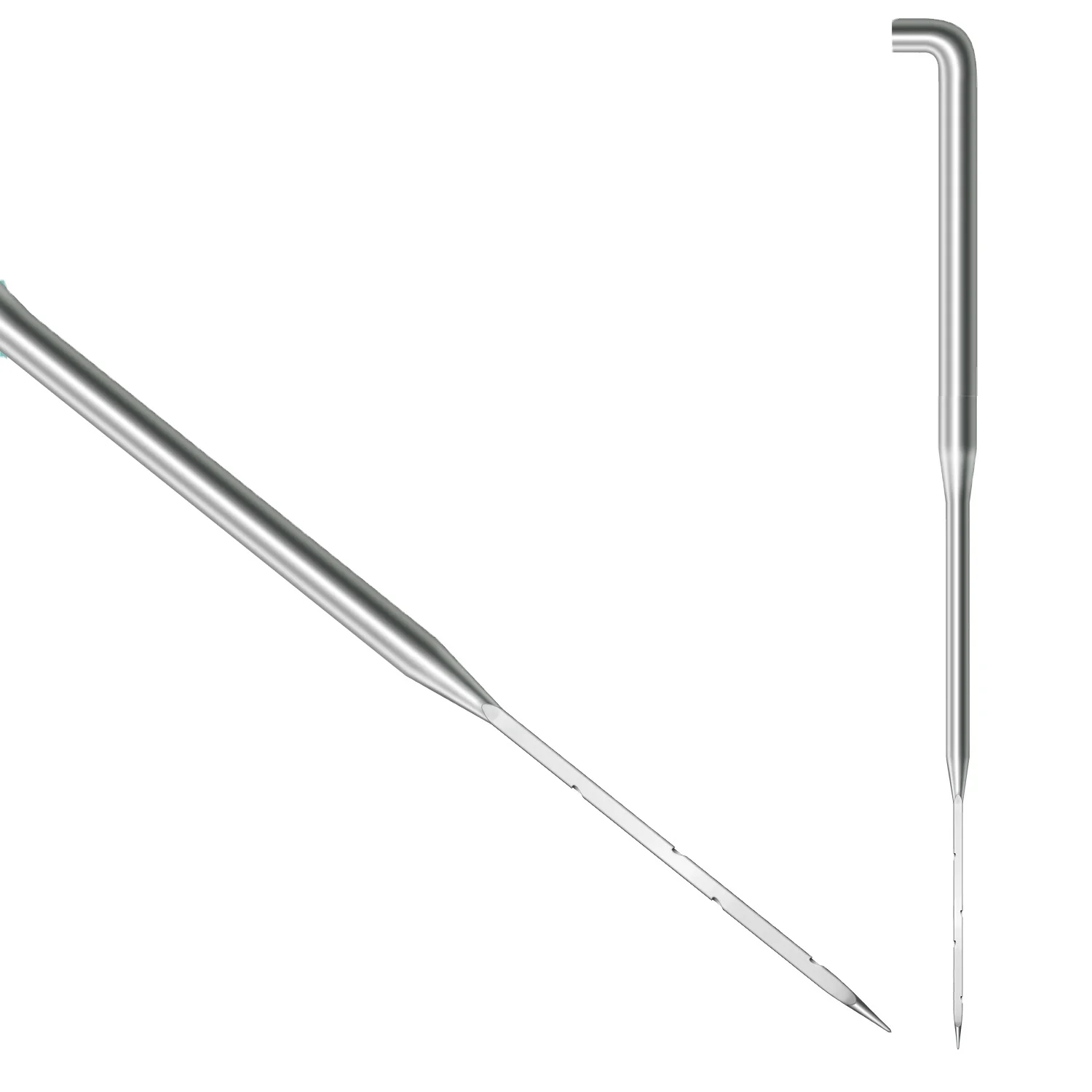 Needles for industrial filter materials