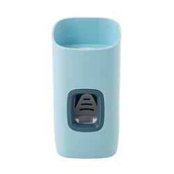 Plastic Hanging Automatic Toothpaste Dispenser Multifunctional Waterproof Toothbrush Holder