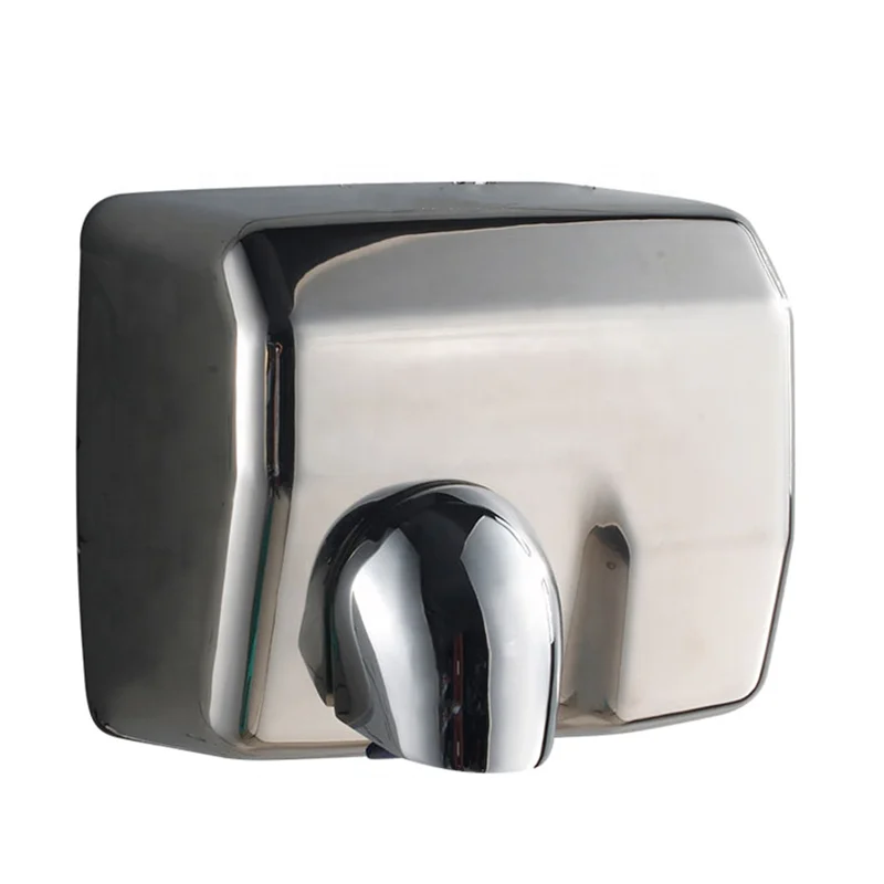 Автоматическая сушилка для рук из нержавеющей стали с вращающимся на 360 градусов соплом