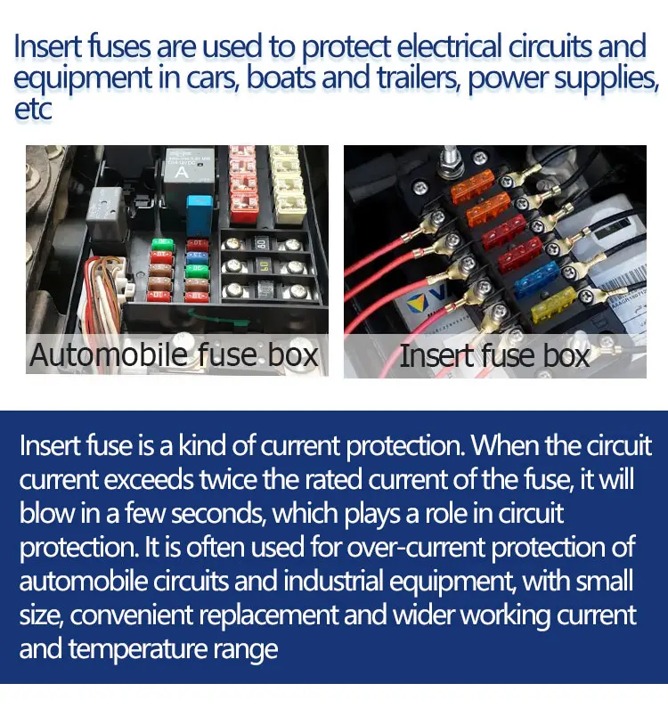Auto fuse type car resettable thermal fuse Current Protection circuit auto reset thermal fuse