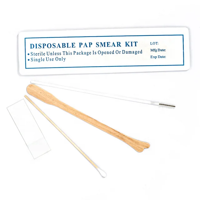 Disposable Medical Vaginal Brush Pap Smear Kit Cervical Cytobrush Gynecological Examination Kit for Women Health Care