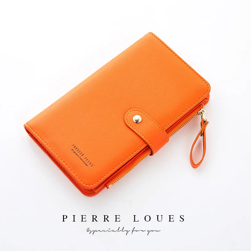 Front Pocket classical thin MInimalist Rfid PU Slim wallet