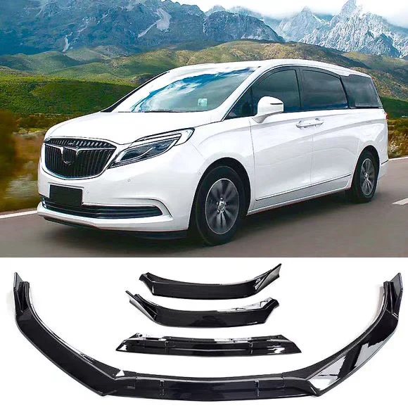 For Gl8 Front bumper front lip Tail Trunk Spoiler Wing Lip diffuser 3PCS for nissan front lip