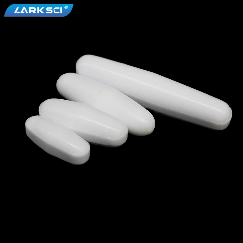 Larksci Laboratory Use Tapered PTFE Magnetic Stirrer Stir Bar Magnet