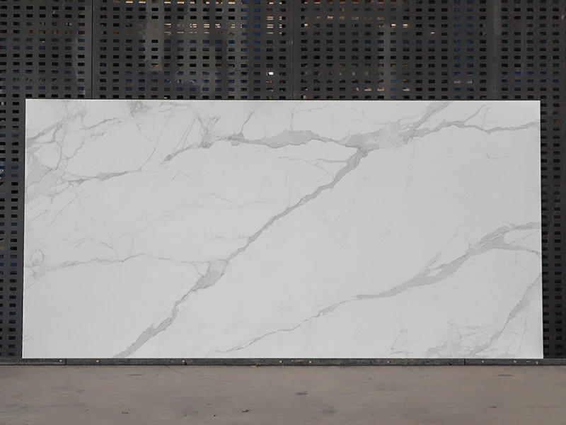 Big Slab Sintered Stone Wall Format White Marble Tiles Floor Porcelain Polished Glazed Large Slab Tiles For Floor Wall