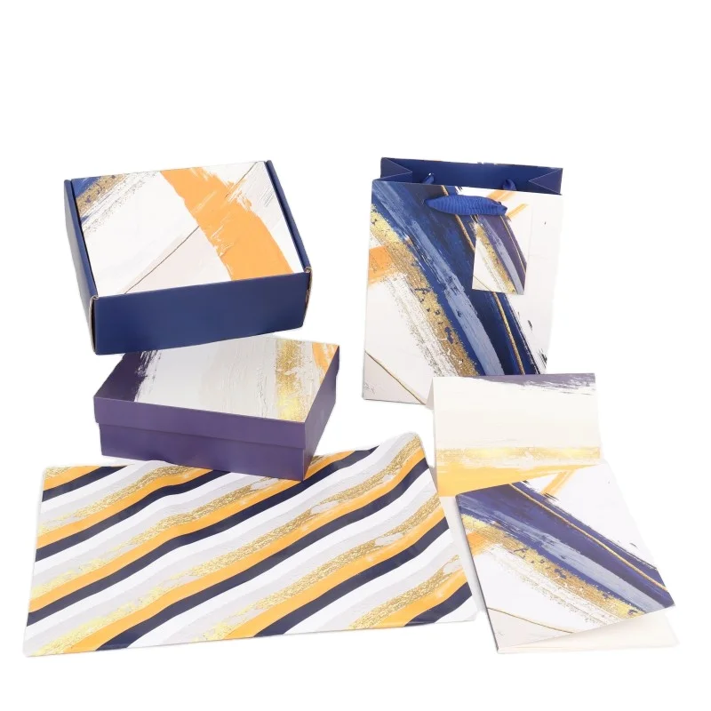 Factory Custom Dress Sets bag Wrapping paper Greeting Cards fold box  wedding dress shipping packaging box for dress