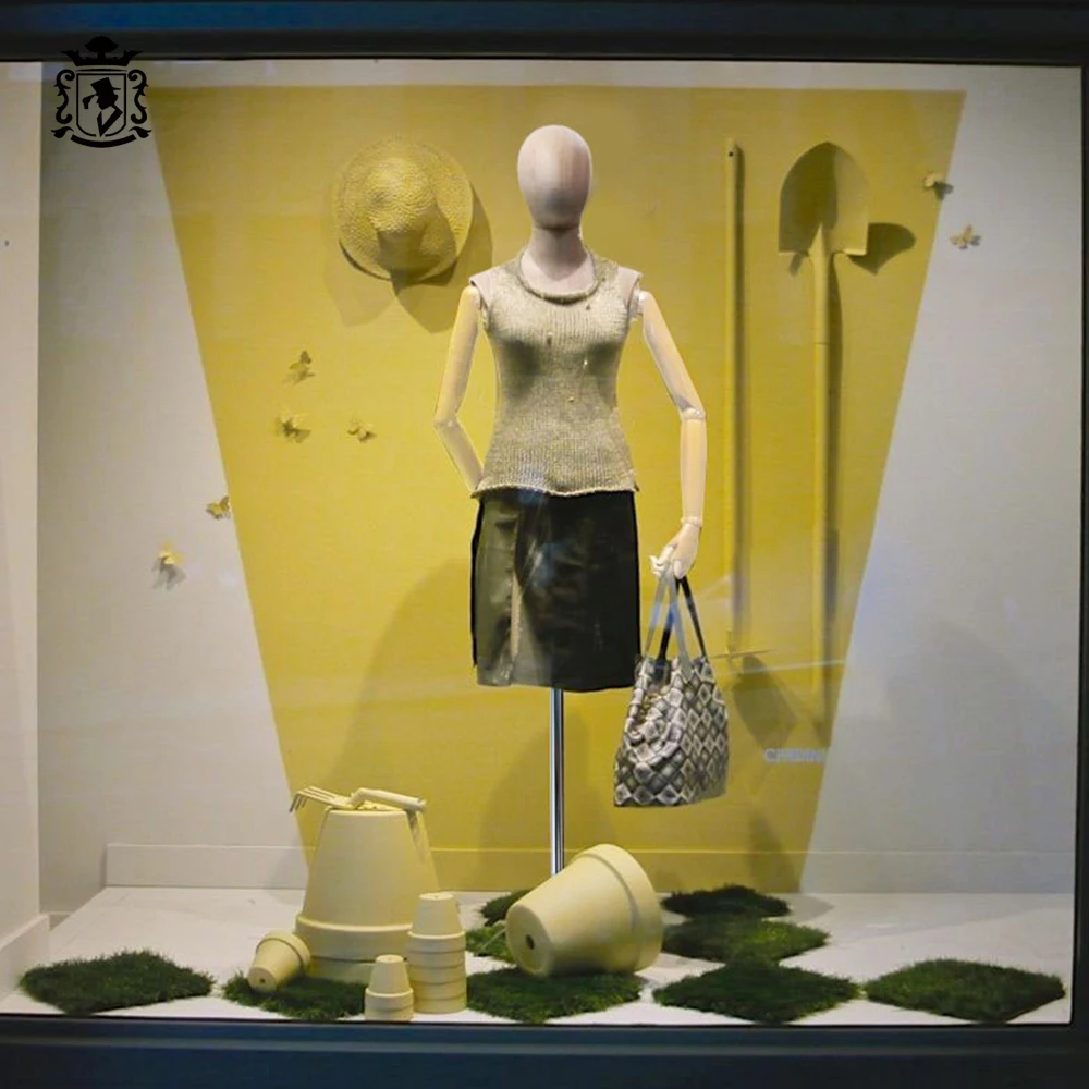 RuiChen  Latest Shop Fittings and Display Dummy Torso Mannequin Body Dress Form Female Mannequin