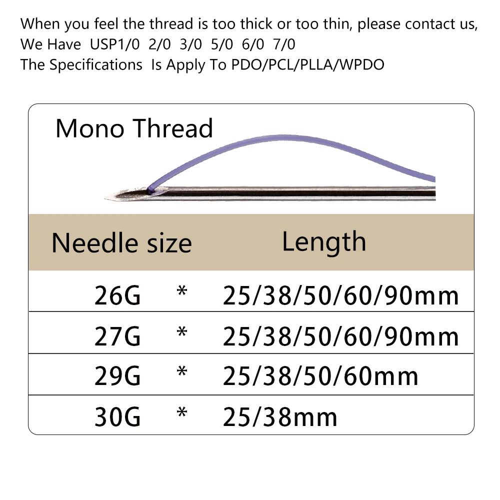
Best Seller Korea Hilos Mono 29g 50mm Pcl Polycaprolactone Thread For Low Price 