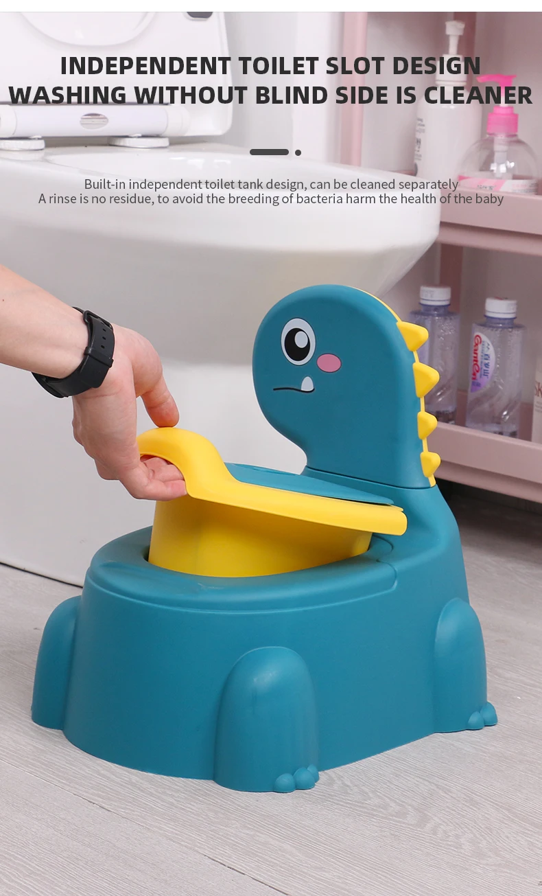 2022 New Home Use Potty Chair Split Structure Toilet Trainer Seat with Lid Children Cartoon Comfortable Pots Child potty trainer