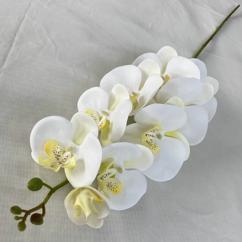 High Quality Artificial Simulated Fake Orchid Flowers For Family Weddings Decorative Placement Flowers
