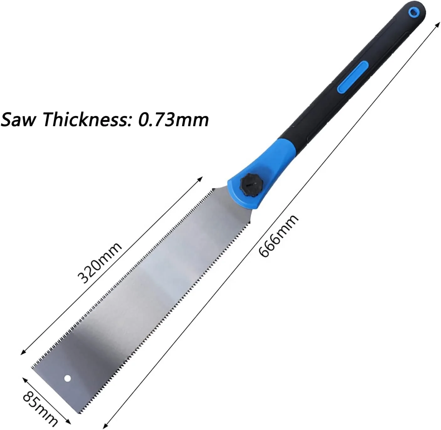 Japanese Pull Saw Blade Length 12.6 inch  Hand Saw for Hardwood and Softwood Woodworking Tools Trim Saw/Double Edge Handsaw