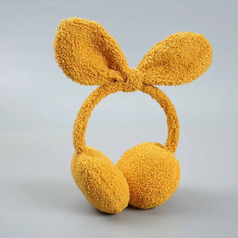 Мягкие плюшевые теплые наушники из кроличьего меха меховые зимние