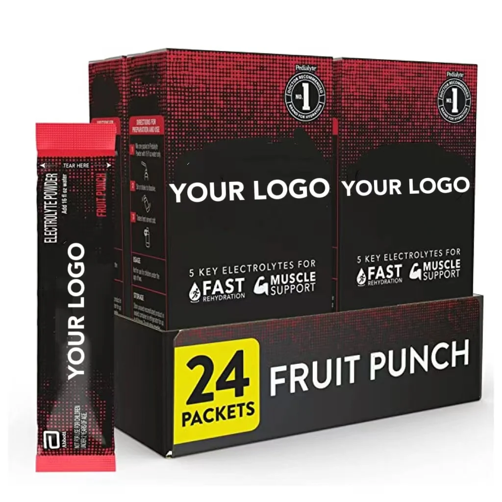 Creatine sustained-release carbon water mulltivitamin electrolyte powder, OEM with nature flavor