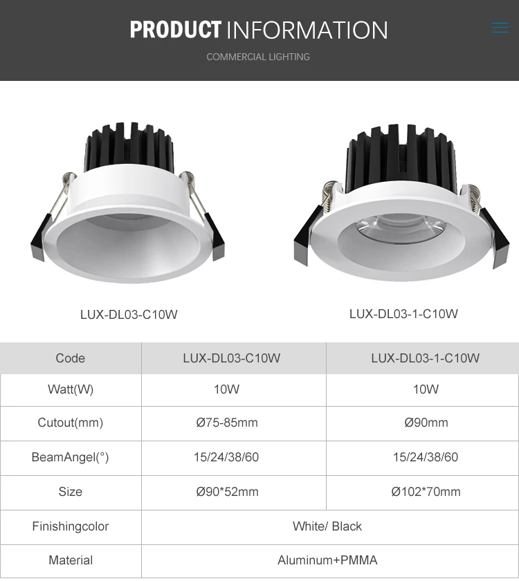 Ceiling lights adjustable led downlight spotlight cob spot light ceiling lamp ac 220v 110v led down light ceiling downlight