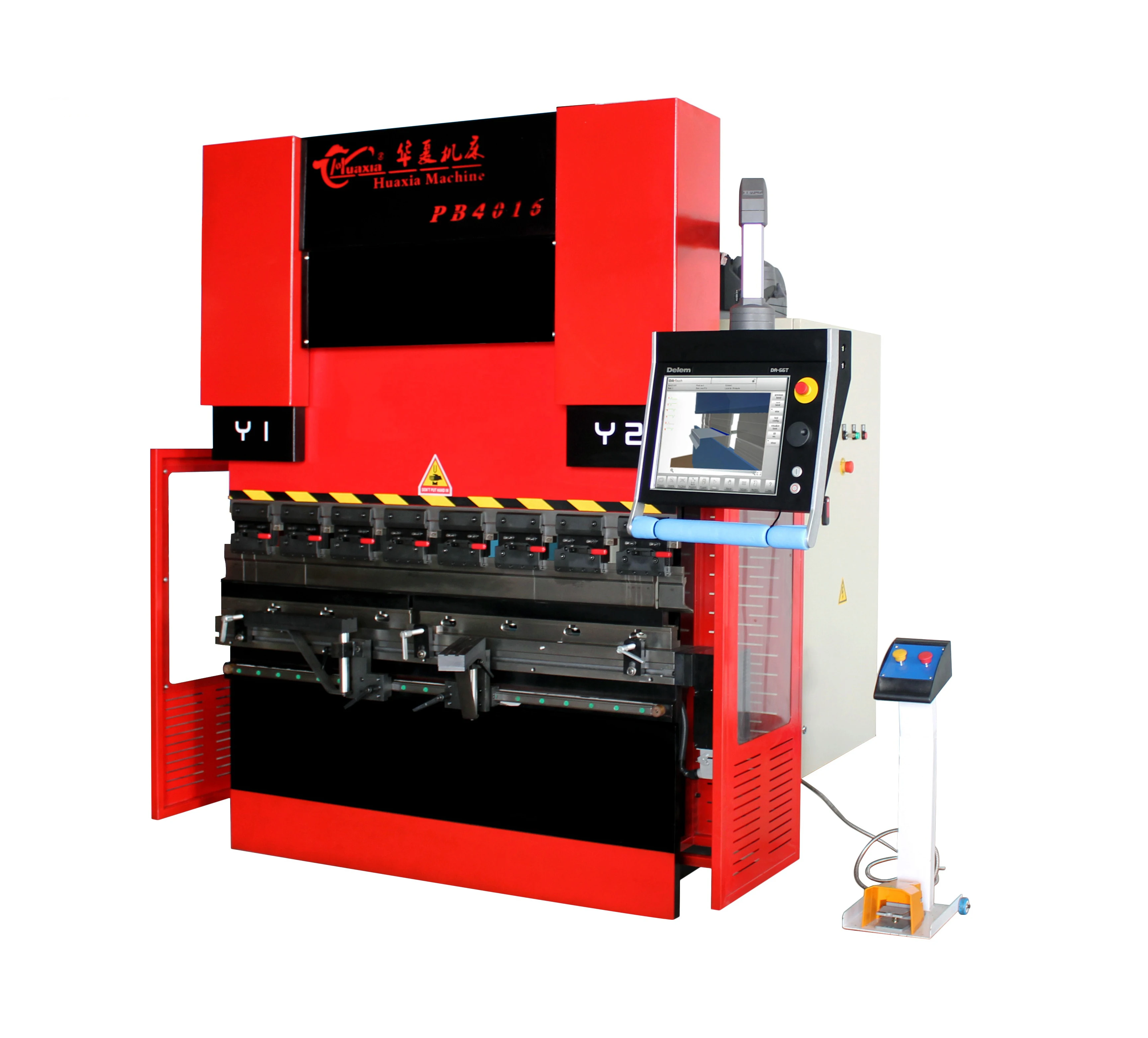 HUAXIA 40 тонн 1600 мм 6axis CNC листогибочный пресс с DELEM DA 66t CNC система