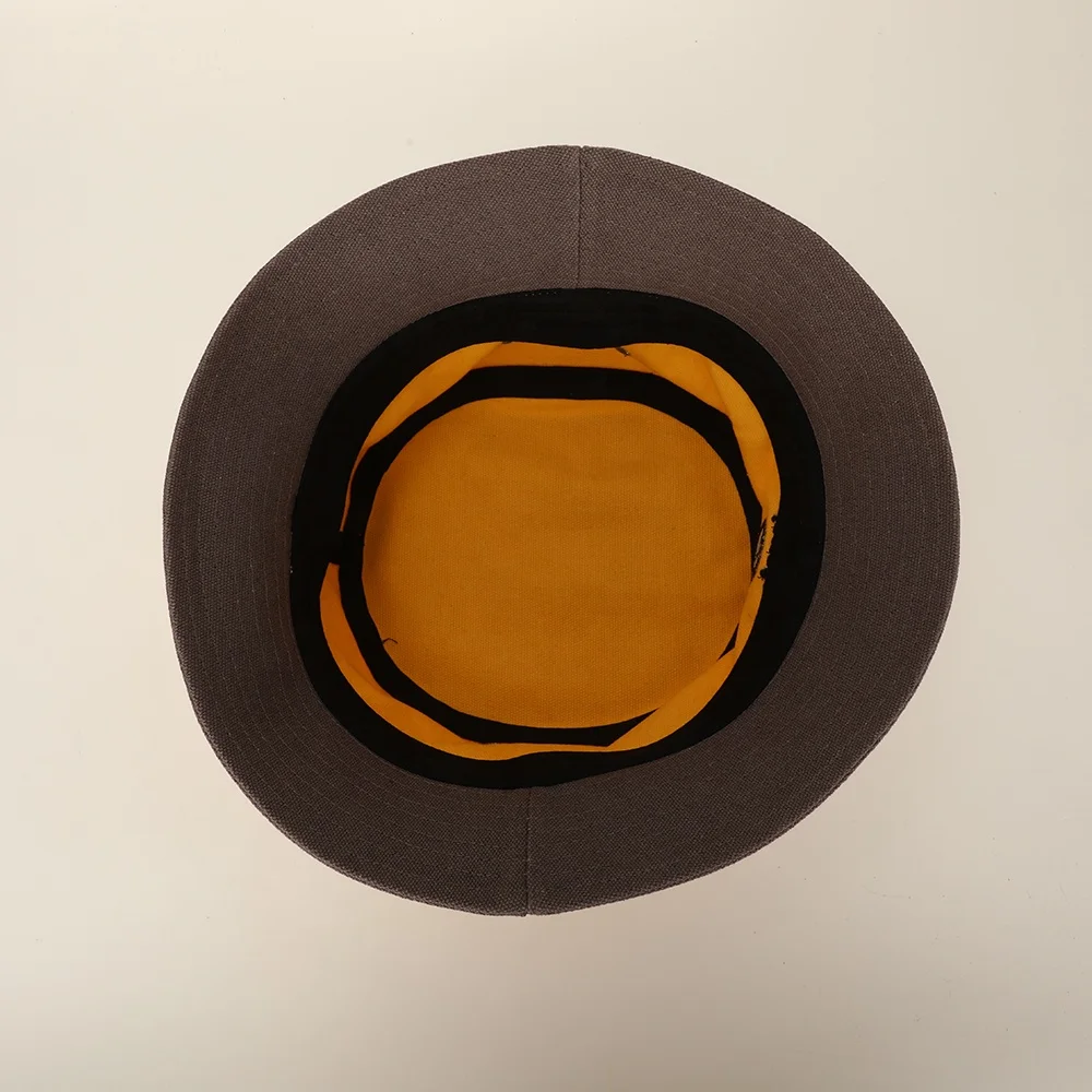 Wholesale Custom Men Women 3D Puff Embroidery Logo Canvas Fisherman Cap,Sun Shade Gorras,Two Tone Color Bucket Hat