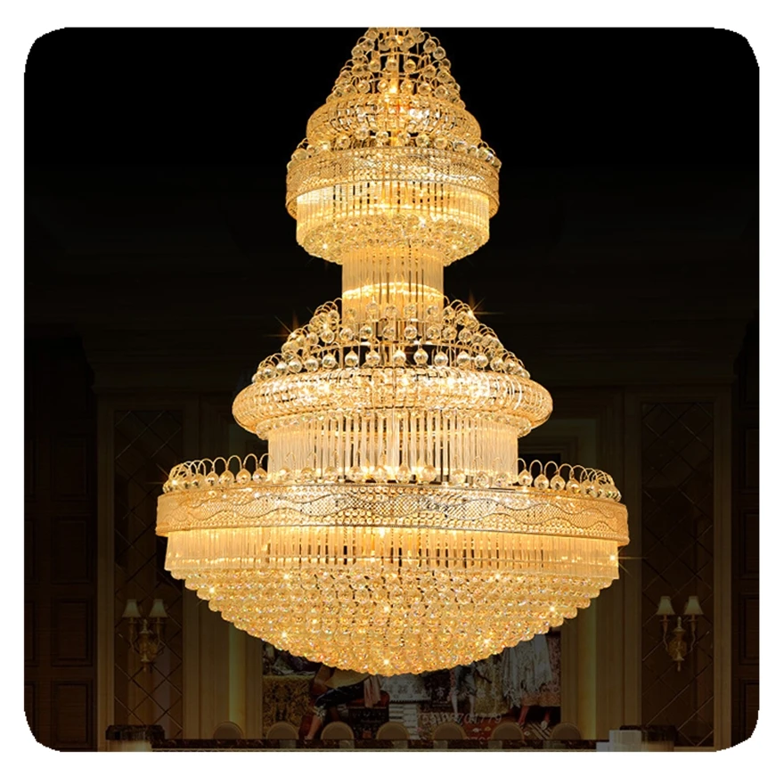 2025 New Product Decorative Hotel Dinging Room LIANGTE Project Crystal Glass Led Chandelier Light