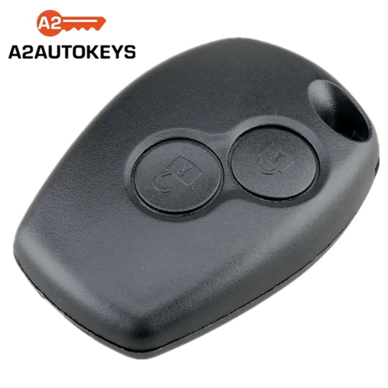 A2AUTOKEYS 2 Buttons Key Case For Renault Megane Modus Espace Laguna Duster Logan DACIA Sandero Fluence Clio Kango