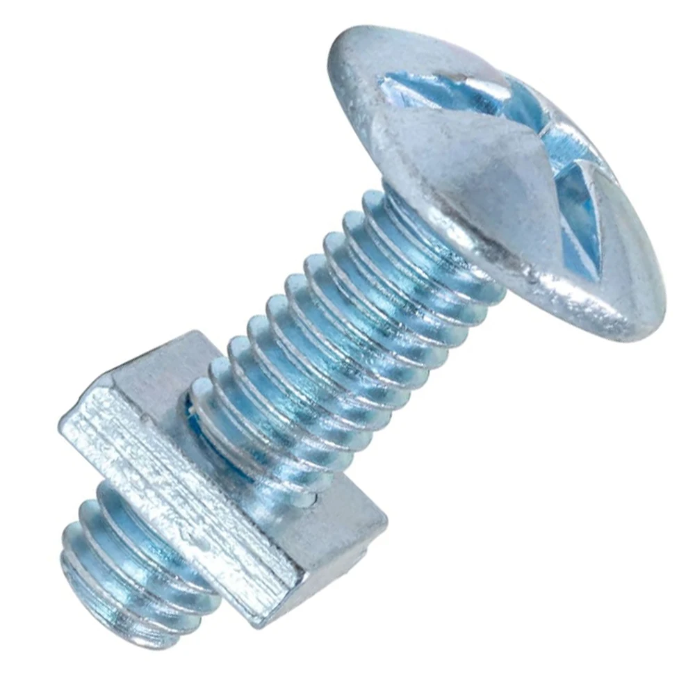 Nuts And Bolts Screws Nuts Grade 8.8 Shoulder Flange Hexagon Carriage Bolts And Nuts