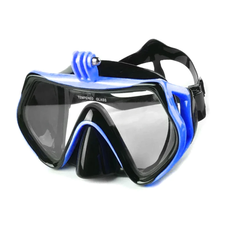 Anti fog Scuba Dive Masks Silicone Snorkeling Gear with Camera Mount Diving Swimming Mask