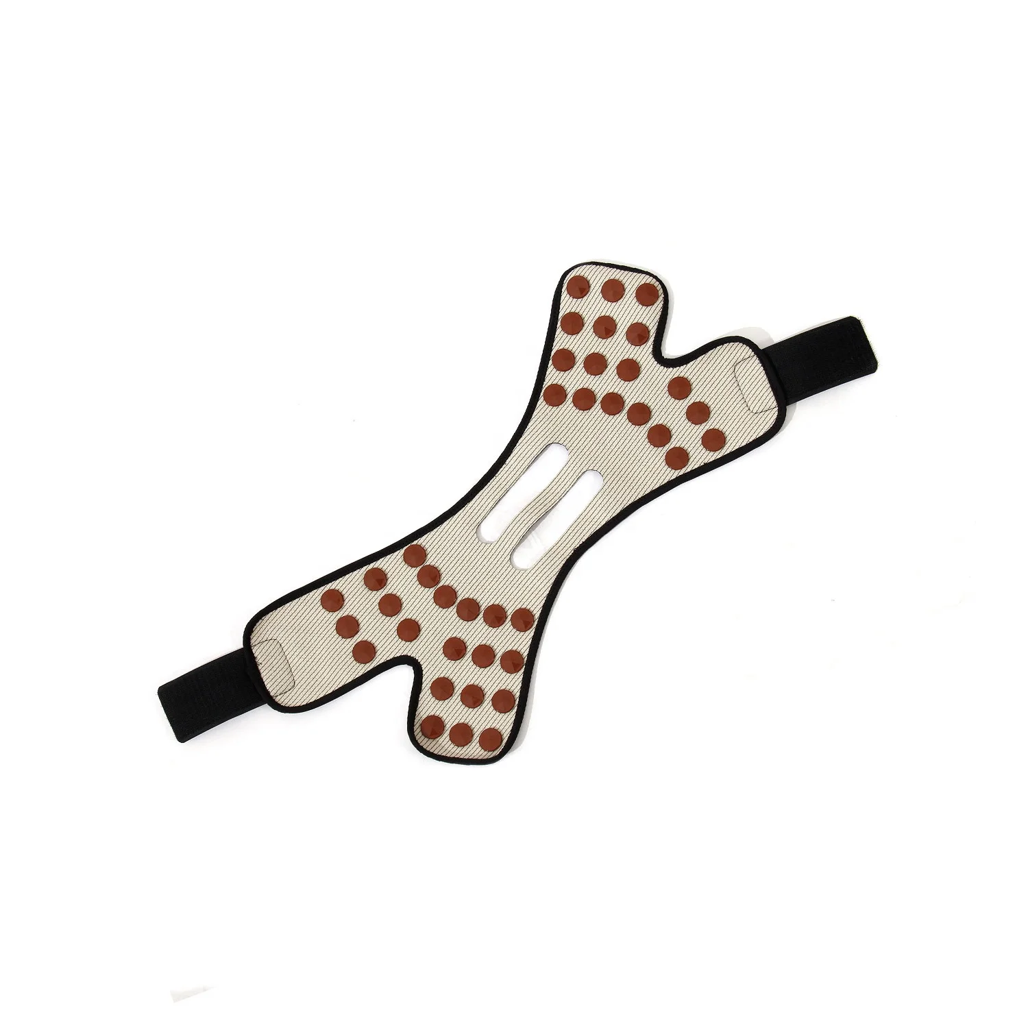 Far infrared rays joint care knee support therapy elastic pad anions nano ceramic tourmaline wrap mat