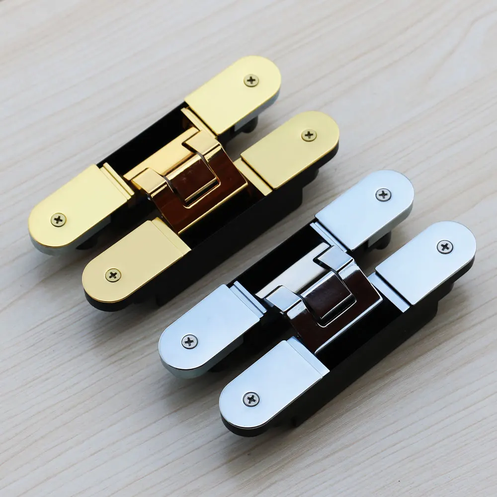 zinc alloy hidden three dimensional adjustable door hinge 3d