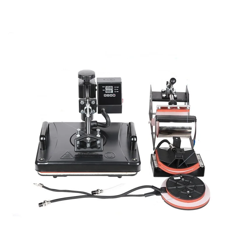 OEM Factory supply sapphire 6 in 1 multi function heat press machine with accessories