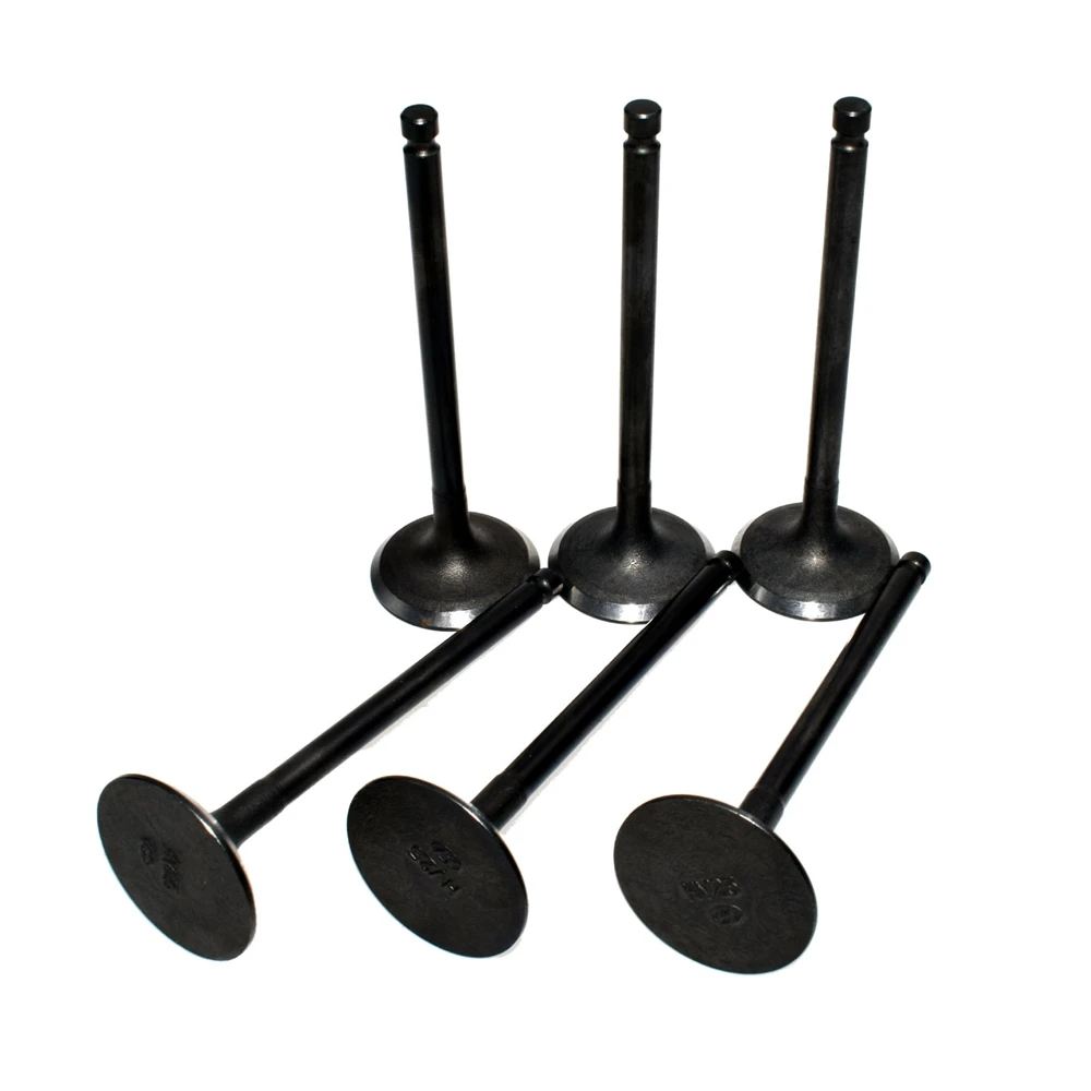 Set 6 Engine Intake Valves 2221137201 For Hyundai Santa Fe Sonata Tiburon New 22211-37201