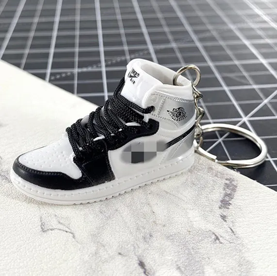 3D  mini shoes keychain hard plastic shoes keychain  sneaker keychain
