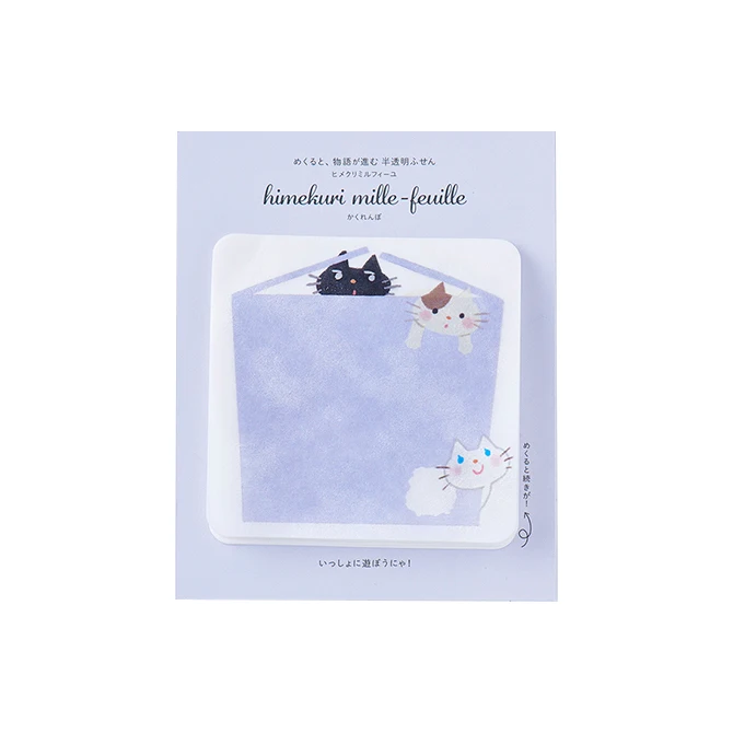 Himekuri thick tracing paper cute creative clear sticky notes