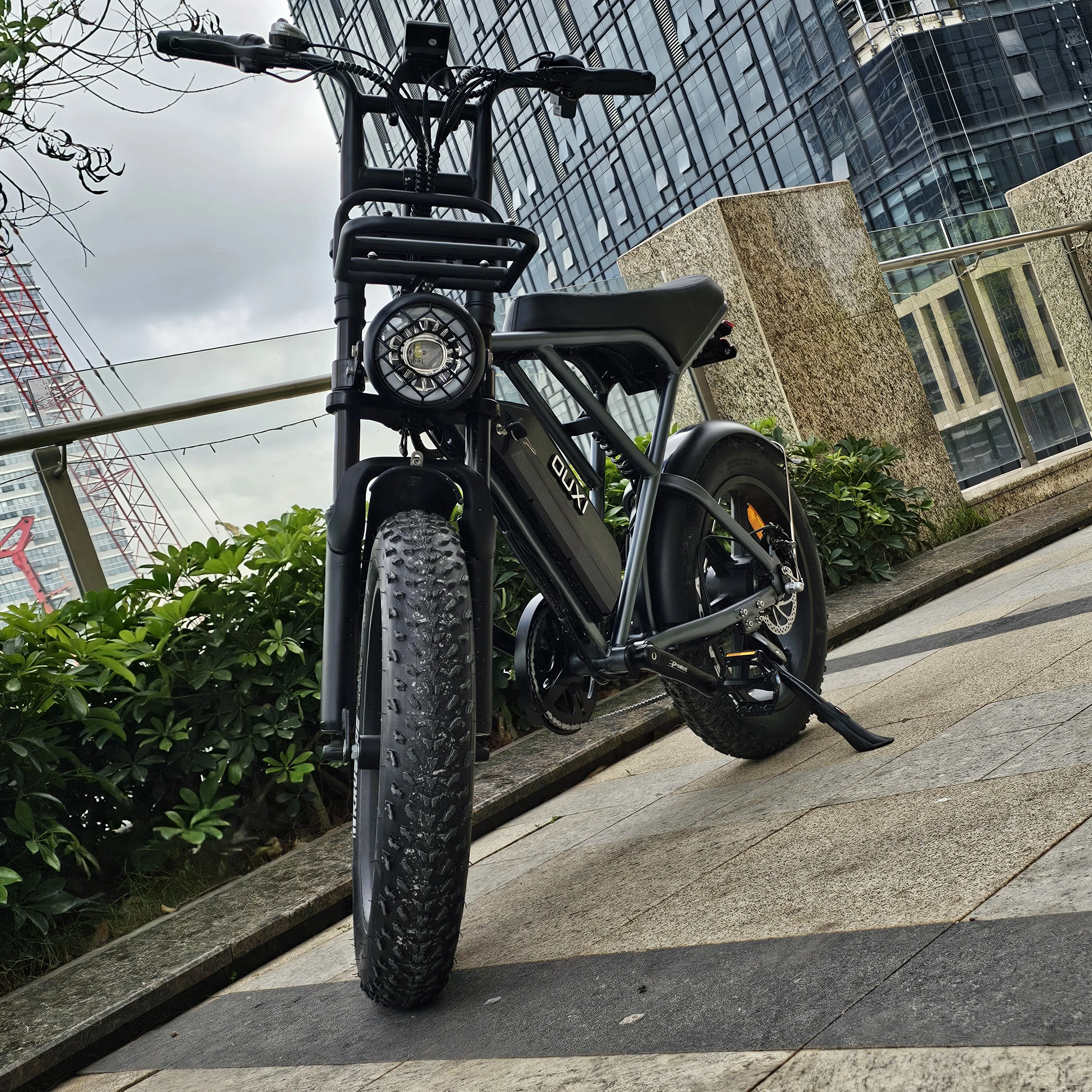 OUXI H9 Electric Bicycle 1000w with Pedal Assist System Retro 250w Fat Tire Electric dirt Bike 48v Ebike Mountain H9 for USA EU