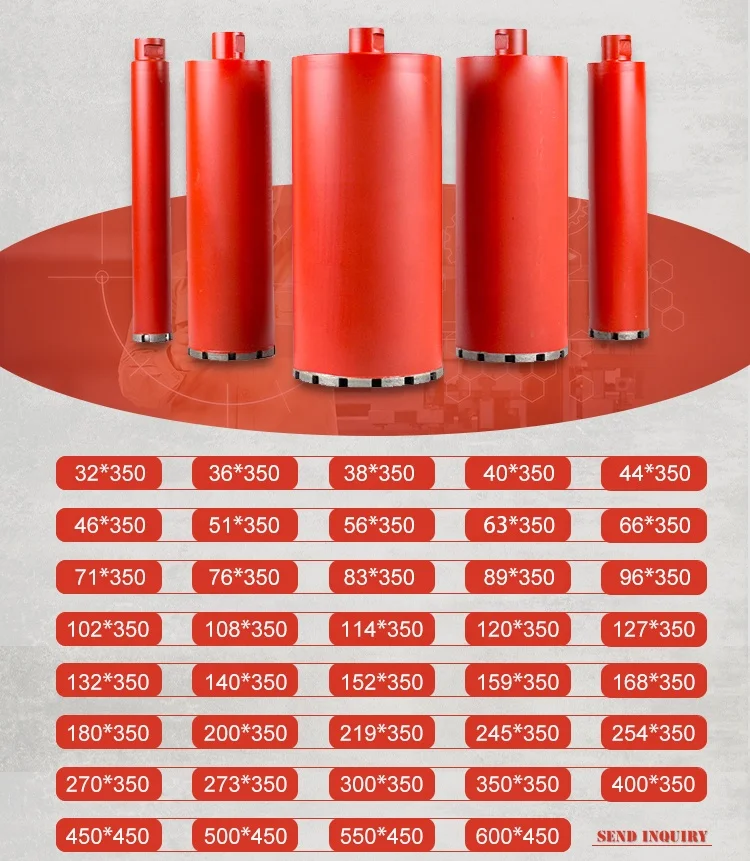 405mm New Motor 5850W Diamond Concrete Core Drill Machine  Concrete Core Cutting Machine