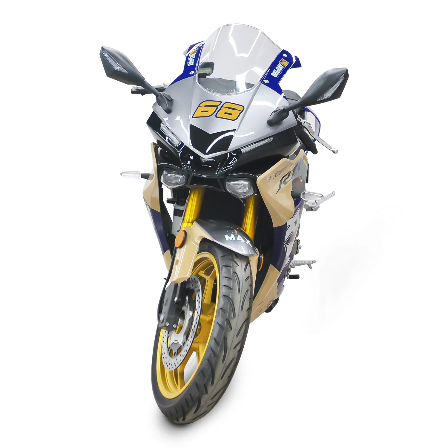 RACING MOTORCYCLE 400CC WATER COOLING Double Cylinder,6 speed water cooled Electric start double Disc brake single Disc brake