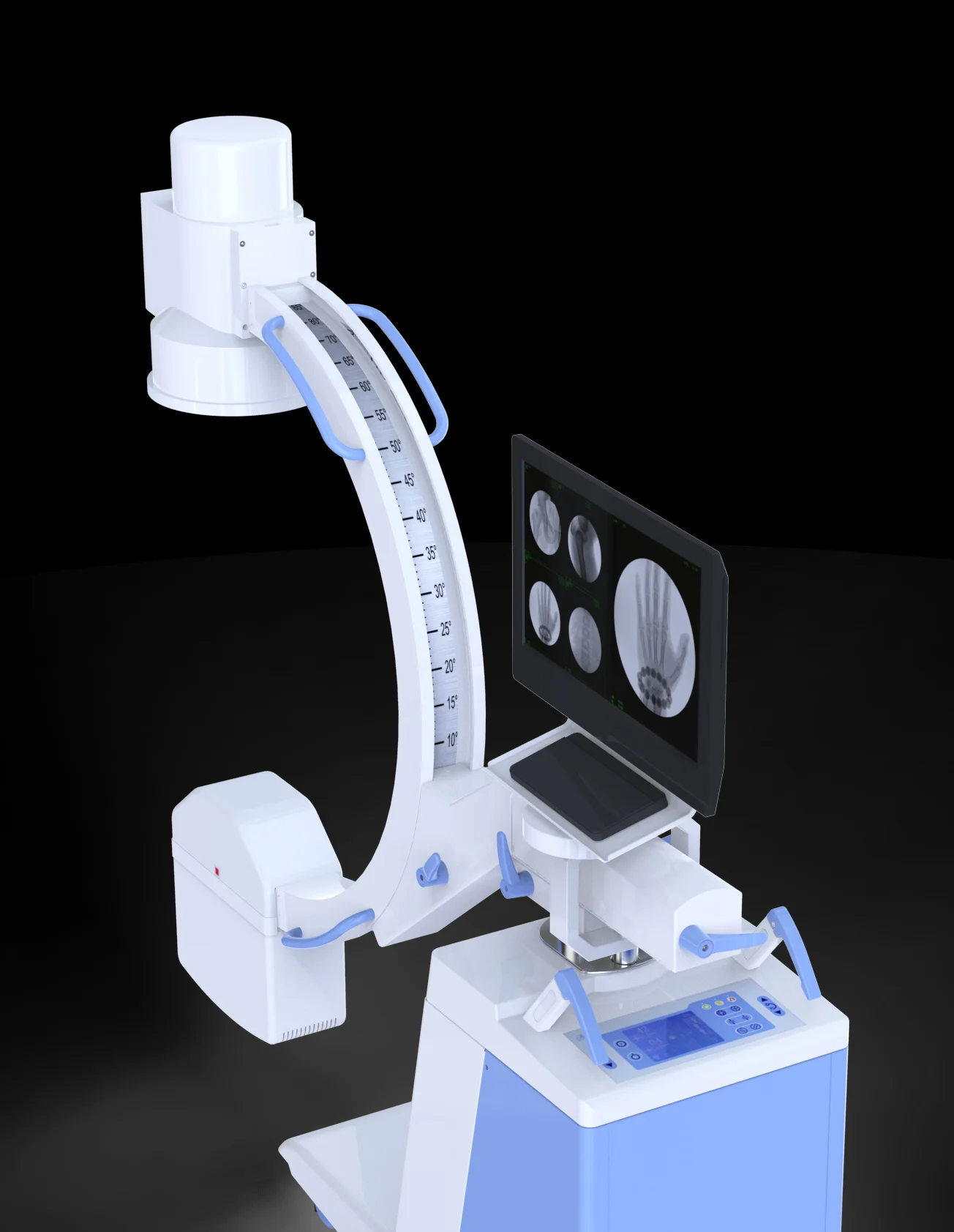 Ms-1050 High Frequency Mobile C-Arm X Ray Unit for hospital